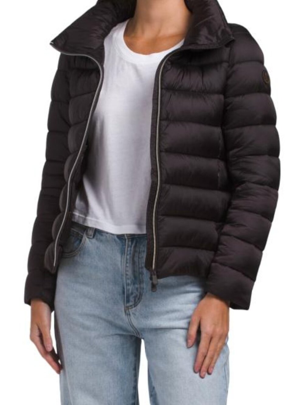 SAVE THE DUCK Elsie Short Quilted Puffer Jacket